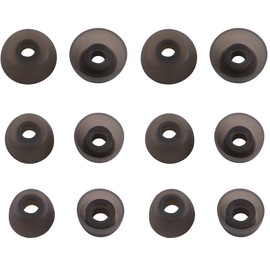 Rayker Replacement Ear Tips for Jabra Elite 65t Active 65t Headphone, Replacement Soft Silicone Ear Tips Earbud Covers for Jabra Elite/Active 65t, S/M/L, 6 Pairs (Gray)