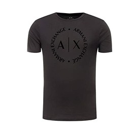 Armani Exchange Men's 8nztcd T-Shirt, (Black 1200), Small