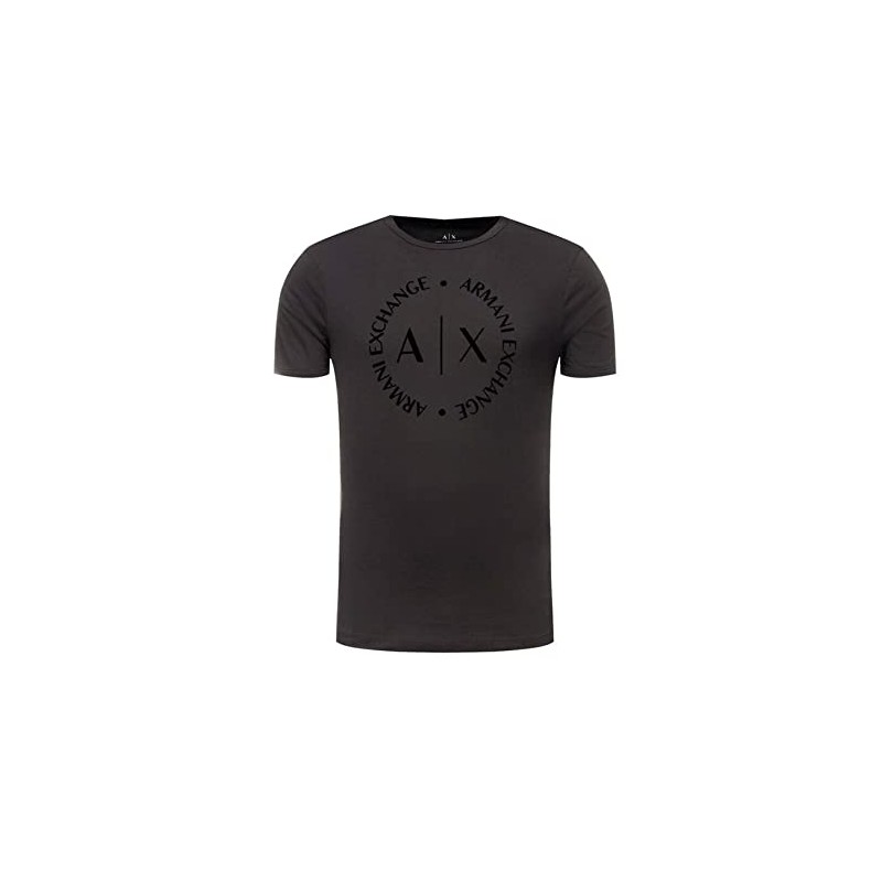 Armani Exchange Men's 8nztcd T-Shirt, (Black 1200), Small