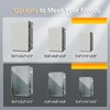 BSEED Waterproof Electrical Junction Box, Outdoor Enclosure with Hinged Cover,
