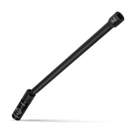 DURATECH 14mm Swivel Magnetic Spark Plug Socket, 1MM Thin Wall Spark Plugs Socket with 12-Point, Enhanced Magnetic Head & Manganese Phosphate Coating, 3/8" Drive x 12" Total Length, Cr-V Steel Made