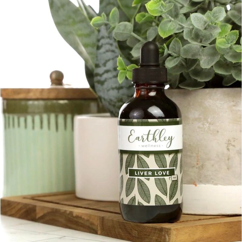 Earthley Wellness Liver Love, Herbal Blend for Liver Support Milk