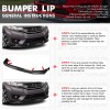 DNA Motoring For 2015-2017 Sonata 3Pc Front Bumper Lip STP-Style