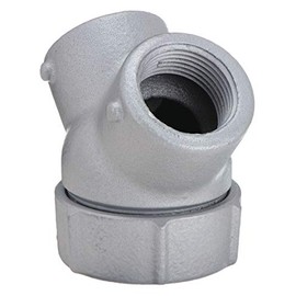 Capped Elbow, Haz Loc, 1/2 in Hub, Mal Iron