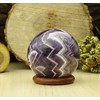 Reikiera Crystal Healing Amethyst Stone Ball Natural Gemstone Sphere With