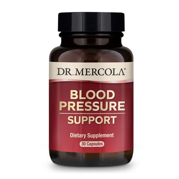 Dr. Mercola, Blood Pressure Support Dietary Supplement, 30 Servings (30 Capsules), Non GMO, Soy Free, Gluten Free