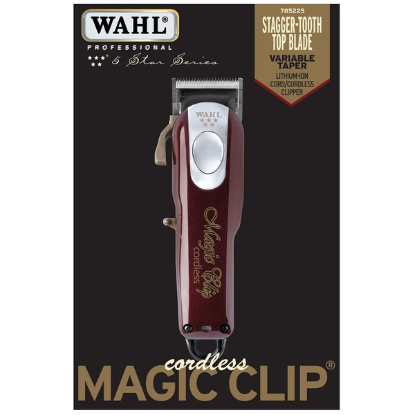 Wahl Professional 5 Star Cordless Lithium Magic Clip Clipper- Stagger