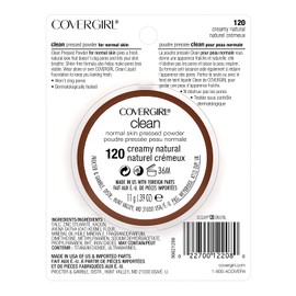 COVERGIRL Clean Pressed Powder, Creamy Natural