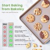 Bakeley 0.8mm 17-Inch Half Sheet Baking Pans,0.8mm Durable Non-Stick Carbon