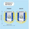 Guatemala Hanging Flag with Suction Cup Double Sided Mini 4x6