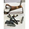 Curtain Pole Bracket Metal 19mm Copper Heavy Duty Rod Wall