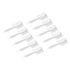 10pcs Z Shaped Wide Tooth Comb Stylish Portable Double Sided