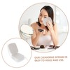 Baluue 3 Sets Portable Exfoliating Sponges Soft Face Wash Sponges