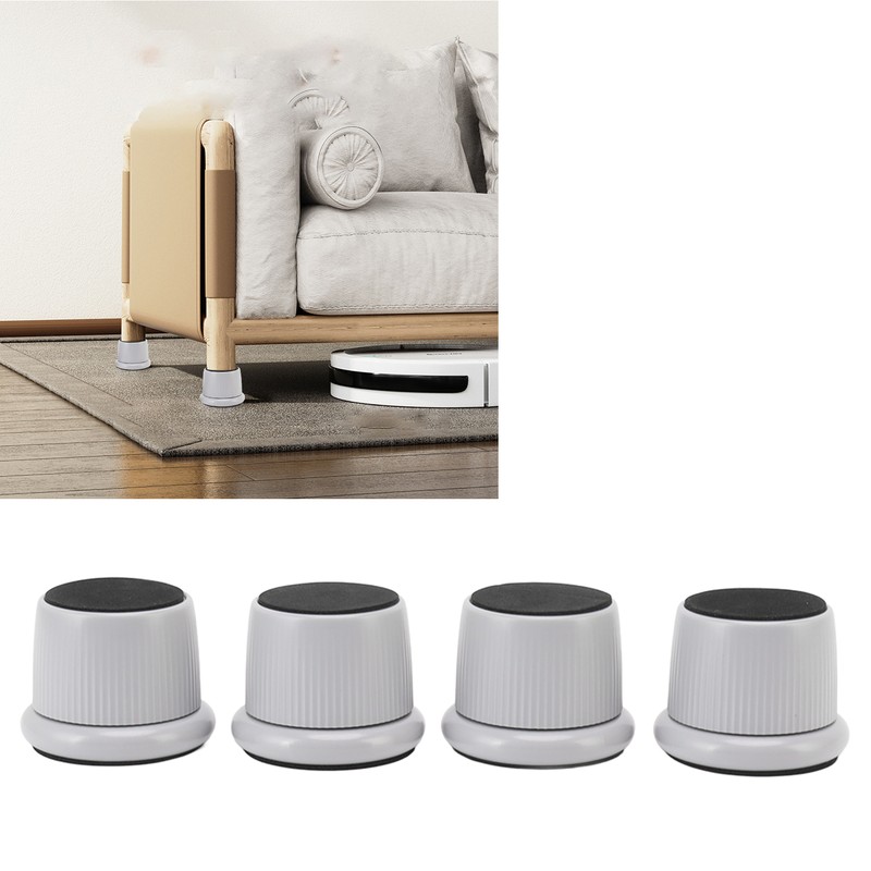 4Pcs Height Adjustable Furniture Riser Wear Resistant Non Slip Furniture