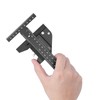 Woodworking Scribing Ruler Aluminum Alloy TType Scriber Carpentry Measuring Marking