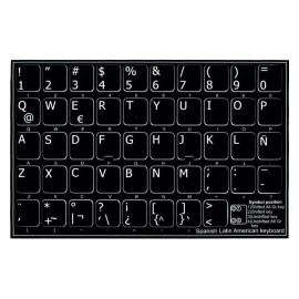 Adtek Stickers Etiquetas Teclado De Ingles A Español Envio Gratis