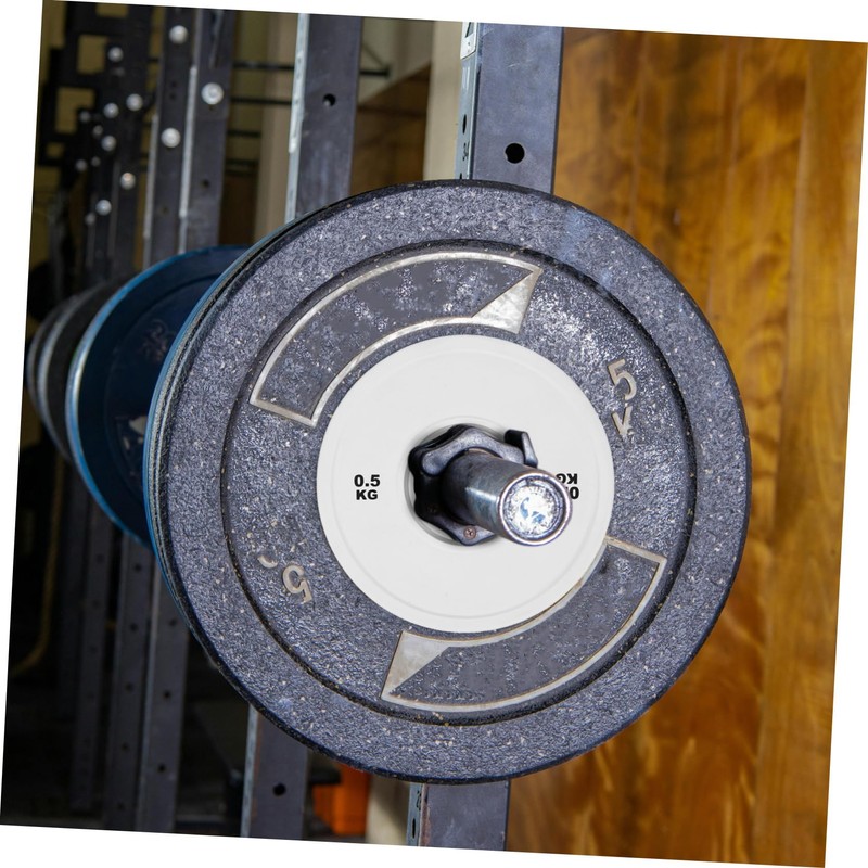 GRIRIW Steel Core Rubber Coated Gym Plates Small Weight Plates