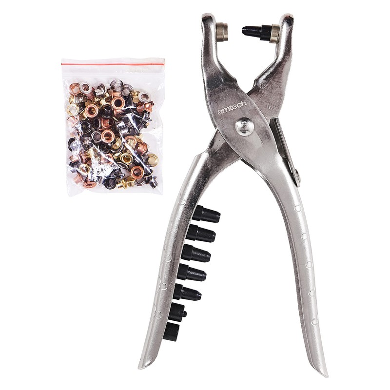 Amtech B1450 Interchangeable Hole Punch & Eyelet PLIER