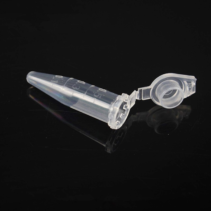 JinYu Centrifuge Tubes Bottom Tip Clear Plastic Test Tube Vials