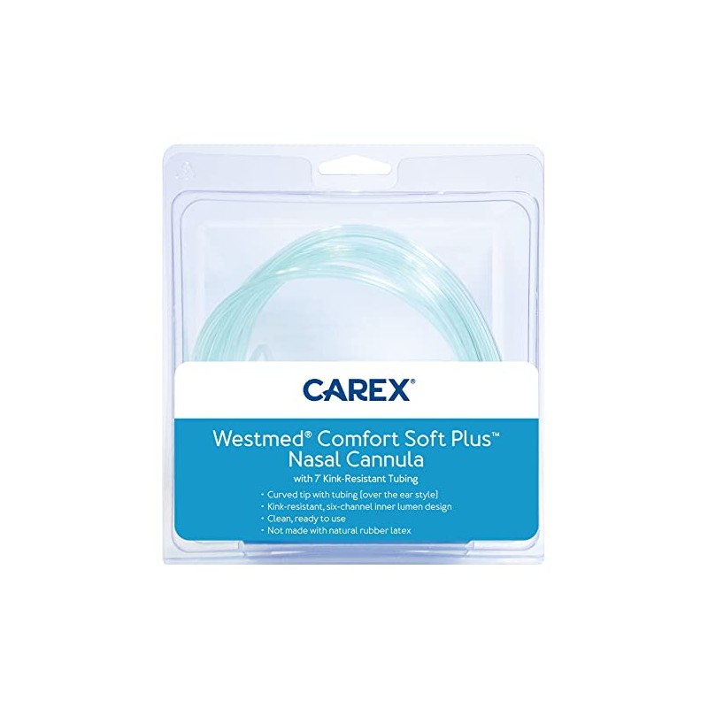 Carex, Westmed Comfort Soft Plus Nasal Cannula, 7 ft -