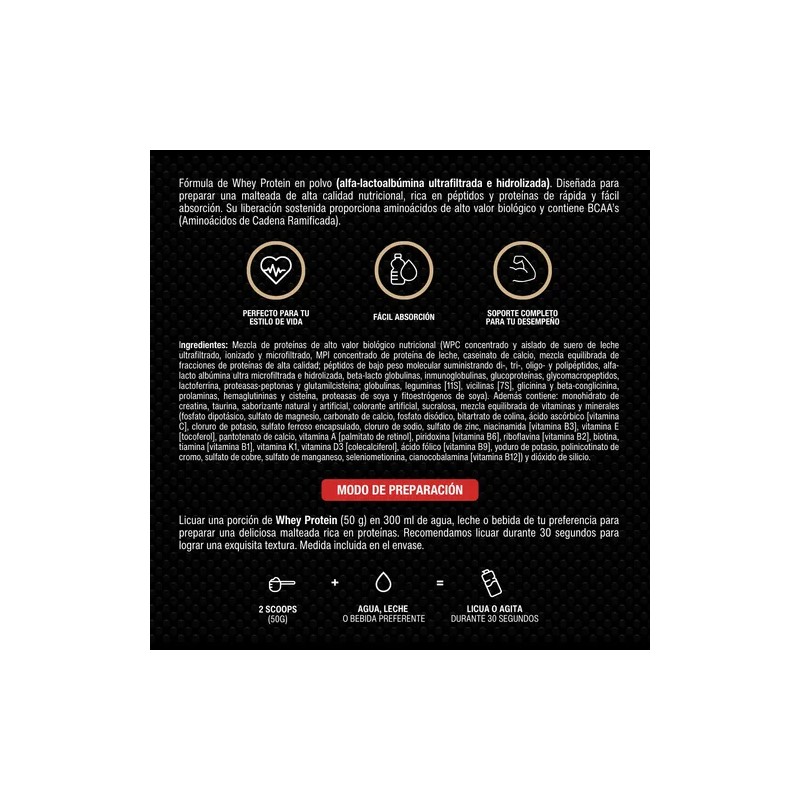 Whey Protein 1,750 Gr Suero De Leche Lactoalbúmina F&nt Gca