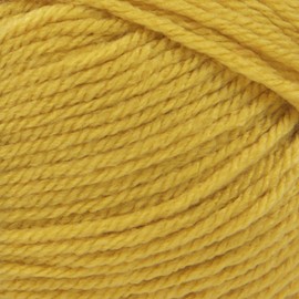 Lion Brand Yarn Basic Stitch Anti-Pilling Knitting Yarn, Yarn for Crocheting, 1-Pack, Mustard
