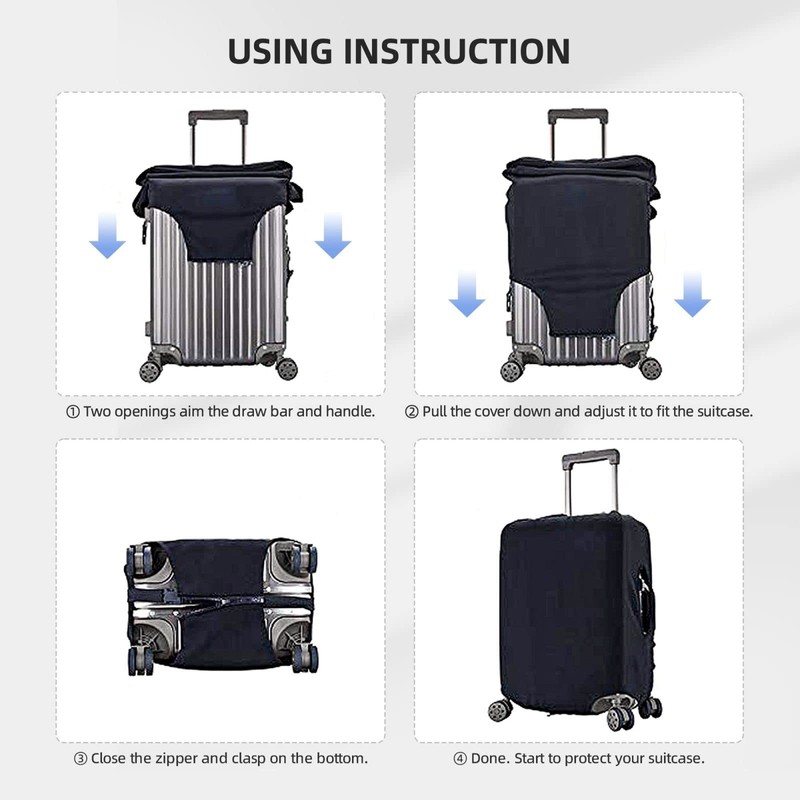 Lukbfall Video Game Controller Pattern Luggage Suitcase Covers Elastic Washable