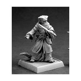 Reaper Khavith - Serpentfolk Evoker Pathfinder Miniature