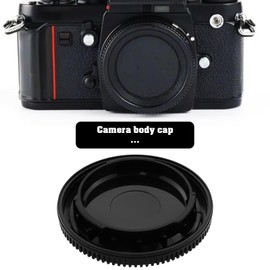 YINETTECH 2pcs Camera Body Cap Replacement Part Compatible with Nikon F Lens Mount Camera F3 FM2 F4 D6200 D5600 Df D3 D600 D810 F5 D100 D750 D70 D700