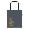 Grafik-Werkstatt Unisex Cotton Tote Bag, Grey, gray