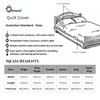Amsons Quilt Cover Set – Blue Doona Cover - King