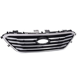 GRAND ORANGE Front Chrome Bumper Grille Compatible with 2015-2017 Hyundai Sonata HY1200174