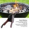 Fireplace Bellows, 1PCS 30.5cm / 12.0in Long Handle Fireplace Tools,