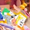 Wesnoy Holder Compatible With Yoto Cards Rings and Tabs, 25