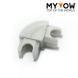 TRCG Gold Corner Cap for Picture Rail Hanging System (Rod=2PCS) 5ea