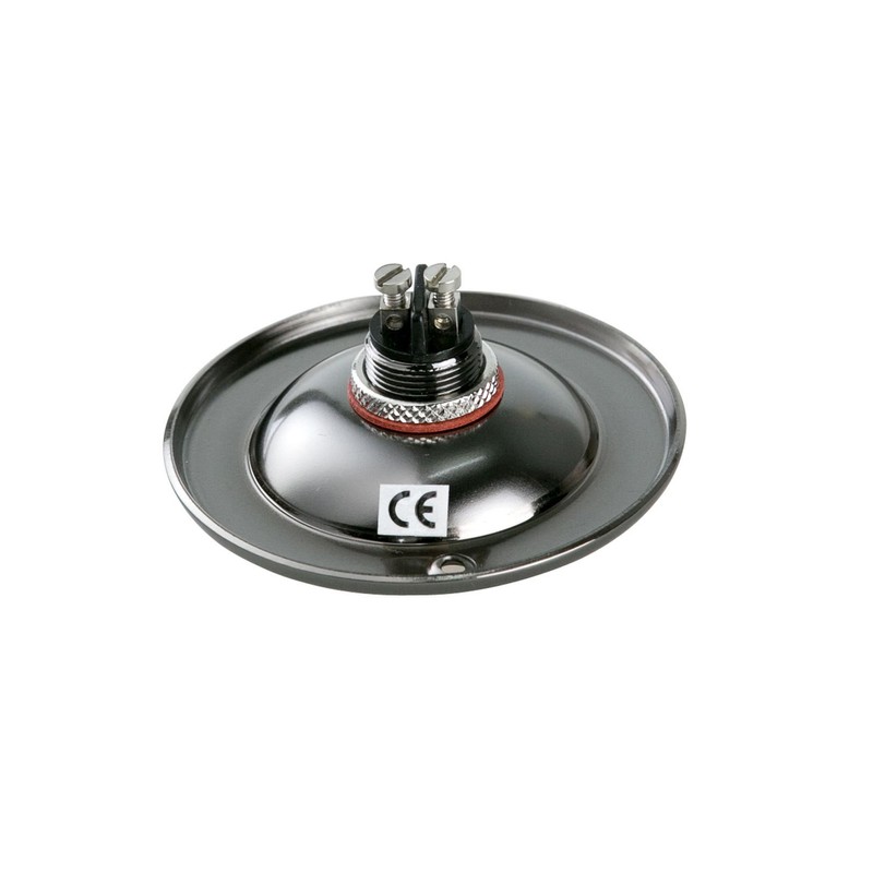 HUBER Flush-Mounted Bell Push Button 1-Way Brass Round Door Bell