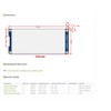 296x128 Resolution 2.9 Inch E-Paper Display Panel Module 3.3v E-Ink