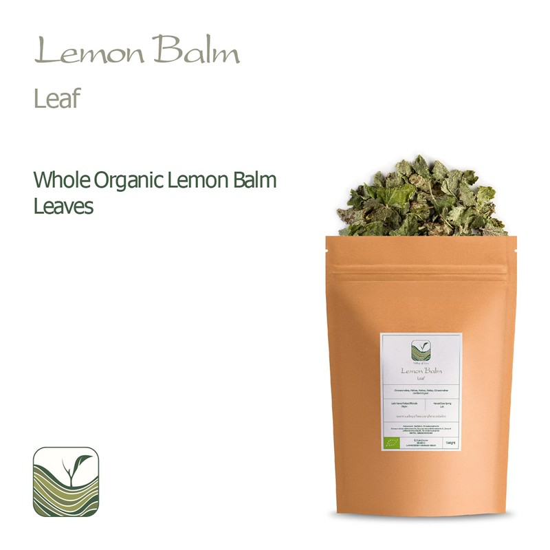 Lemon Balm Organic Loose Leaf - Sweet Lemony - Dried
