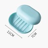 KMOCEPLY Portable Soap Dish Travel Soap Box Soap Container with