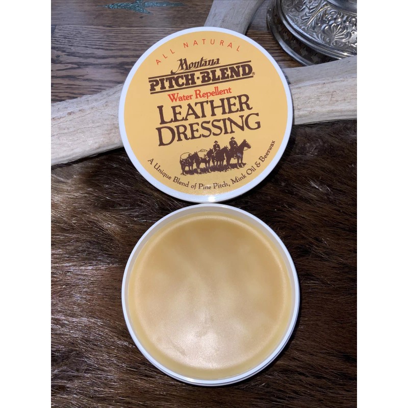 Montana Pitch Blend Leather Conditioner Paste, Boot cream, 4 Ounce