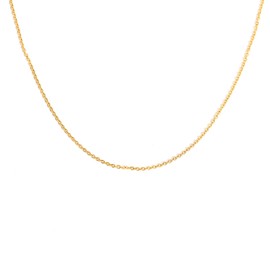 SIMPLÍ BASIC Adjustable Necklace Chain, Stainless Steel (Stainless Steel, 18K Gold)