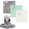 Forhandy Baby Hooded Towel, Pack of 3, Baby Towel Hood