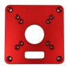 Router Plate Aluminium Alloy Router Table Insert Plate Universal Trimming
