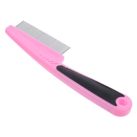 VICASKY Stainless Steel Fine Tooth Comb for Dandruff Removal Portable Scalp Brush for Adults Pets Durable Hair Care Tool Professional Grooming Essential