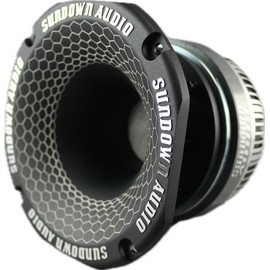 Sundown Audio SHFST 2" Throat Super Horn Driver - 80W RMS (160W Program) 4 Ohm Ferrite Compression Driver - Titanium Diaphragm, Die-Cast Aluminum Horn - 115dB Sensitivity - 1-20kHz