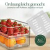 SimpleU Fridge Organiser Stickers, 32 Labels for Food Storage, Kitchen