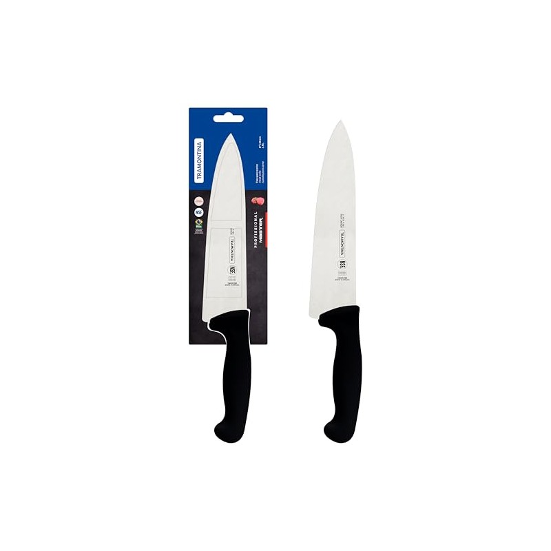 Tramontina Coltello Macellaio Professional Master Nero NSF 21 cm