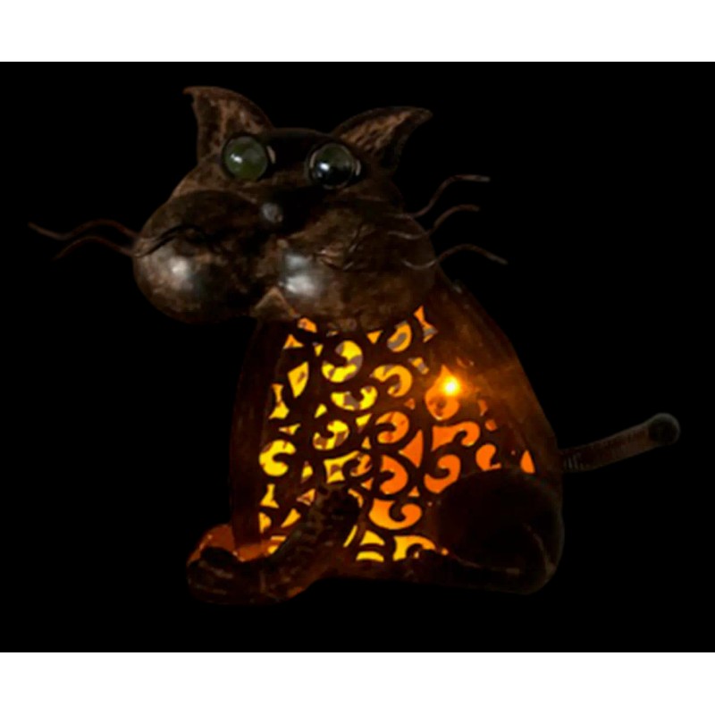 Garden Light Cat Lamp 3D Solar Garden Decorations Lights Yard