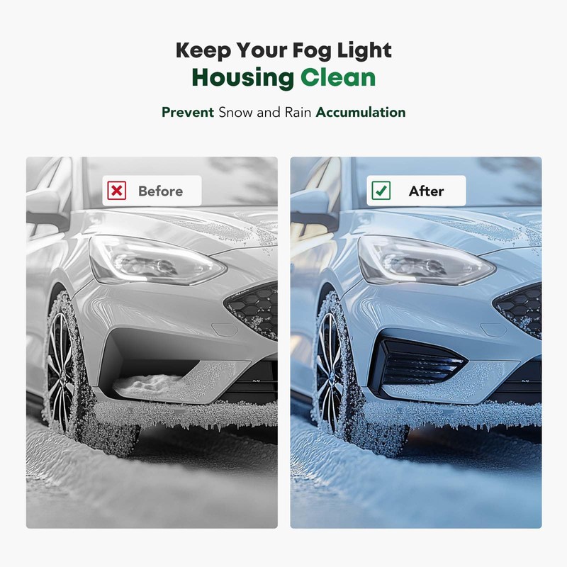 YHTAUTO Fog Light Cover Fits Nissan Altima 2023-2025 Front Bumper