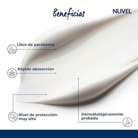 Nuvel Protector Solar SunCare FPS 50 para Cara y Cuerpo 120 ml | Bloqueador Solar de Amplio Espectro Reef Friendly (Protege Arrecifes) | Resistente al